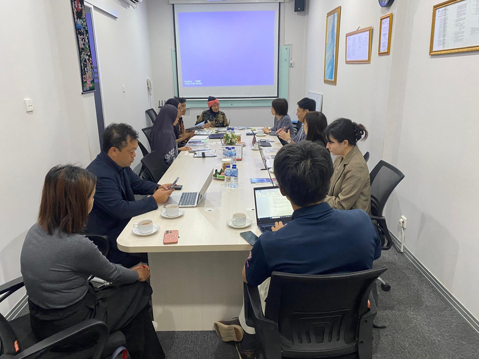 Kunjungan dari Departemen Perindustrian Pemerintah Miyagi